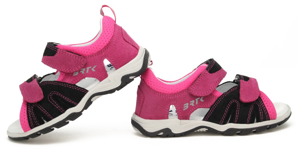 Obuwie profilaktyczne brtk young BARTEK T-16187-7/V42, dla dziewcząt, różowo-czarny Widok 6