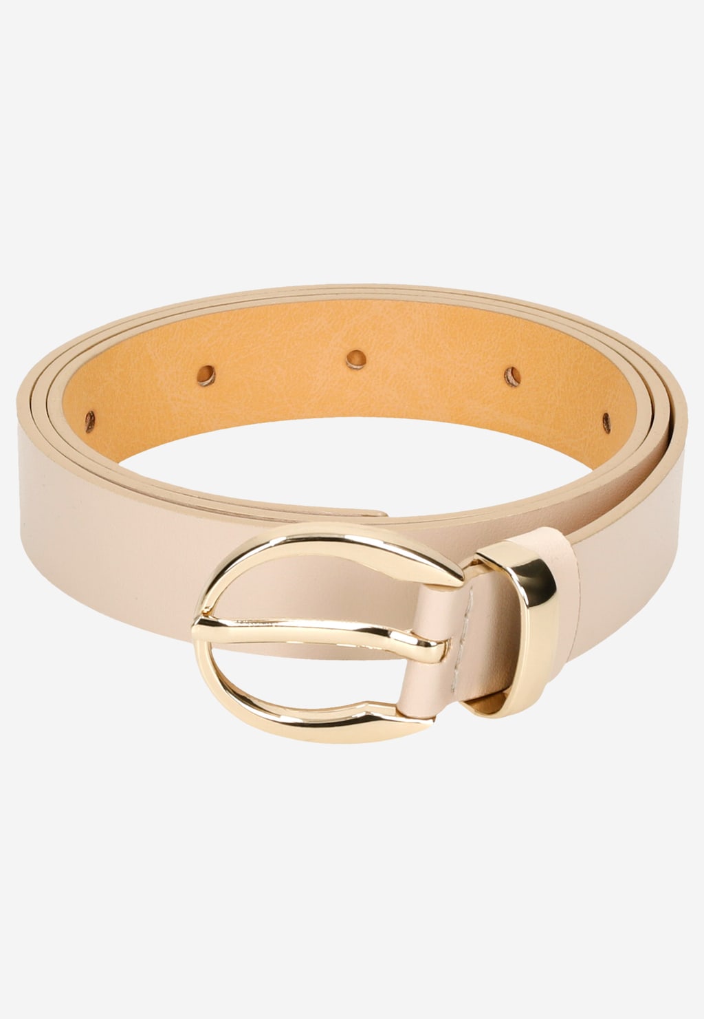 Elegantný béžový dámsky opasok k outfitom na každý deň WJS91014-54 Widok 5