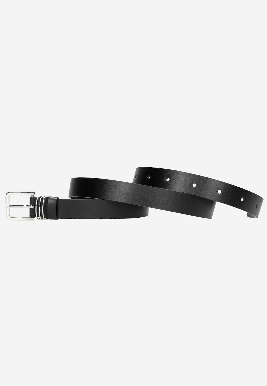 Minimalistický a štýlový dámsky opasok v čiernej farbe WJS91013-51 Widok 2