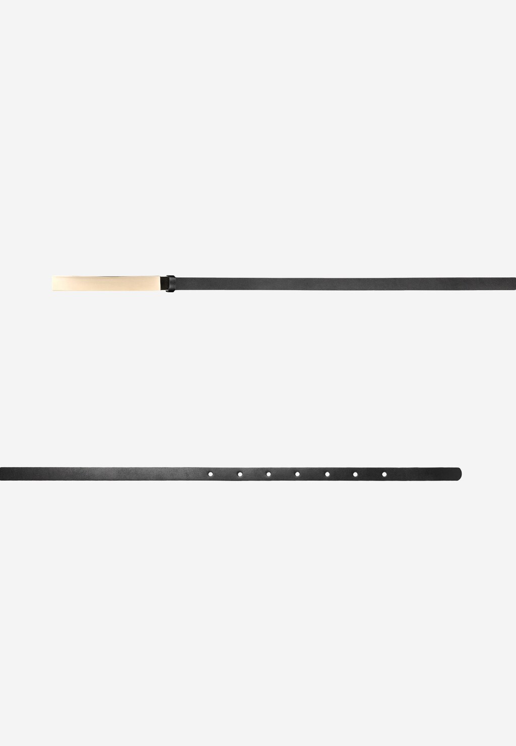 WJS czarny pasek damski z ozdobną klamrą WJS91011-51 Widok 3