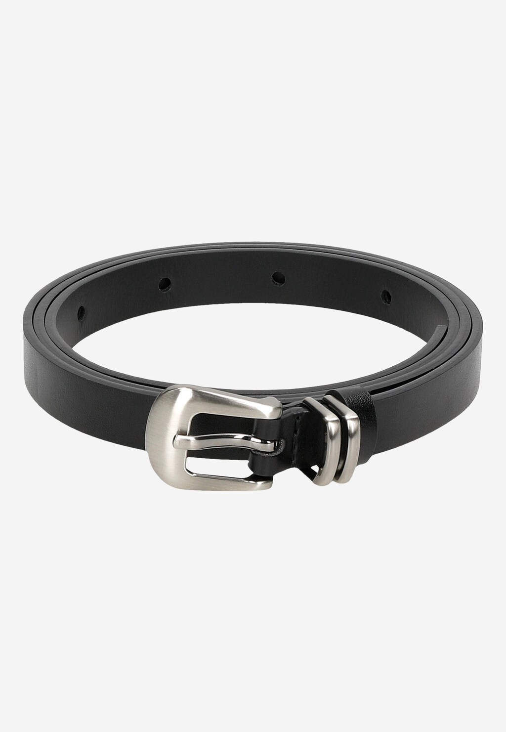 WJS czarny pasek damski z szeroką klamrą WJS91012-51 Widok 5