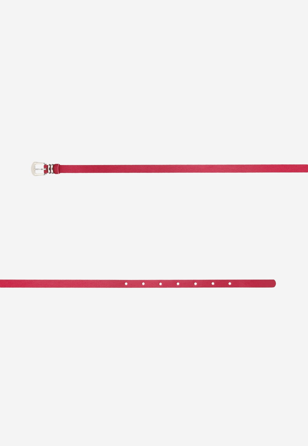 WJS ciemnoróżowy pasek damski z szeroką klamrą WJS91012-55 Widok 3