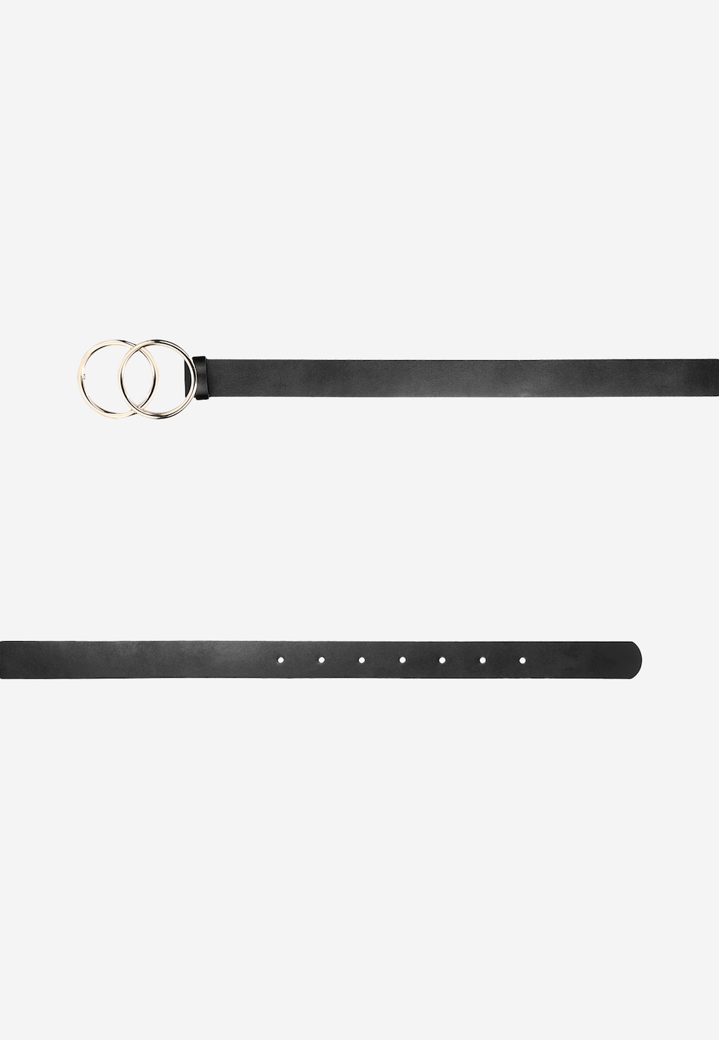 Stylový pásek dámský v černém provedení se sponou WJS91016-51 Widok 3
