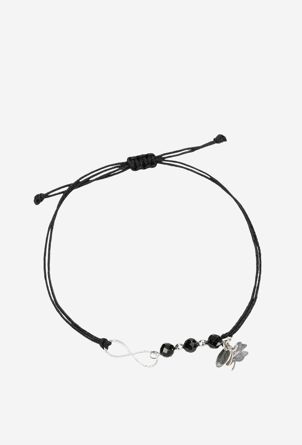 Bransoletka damska z elementami srebra i symbolem nieskończoności 98910-81 Widok 2