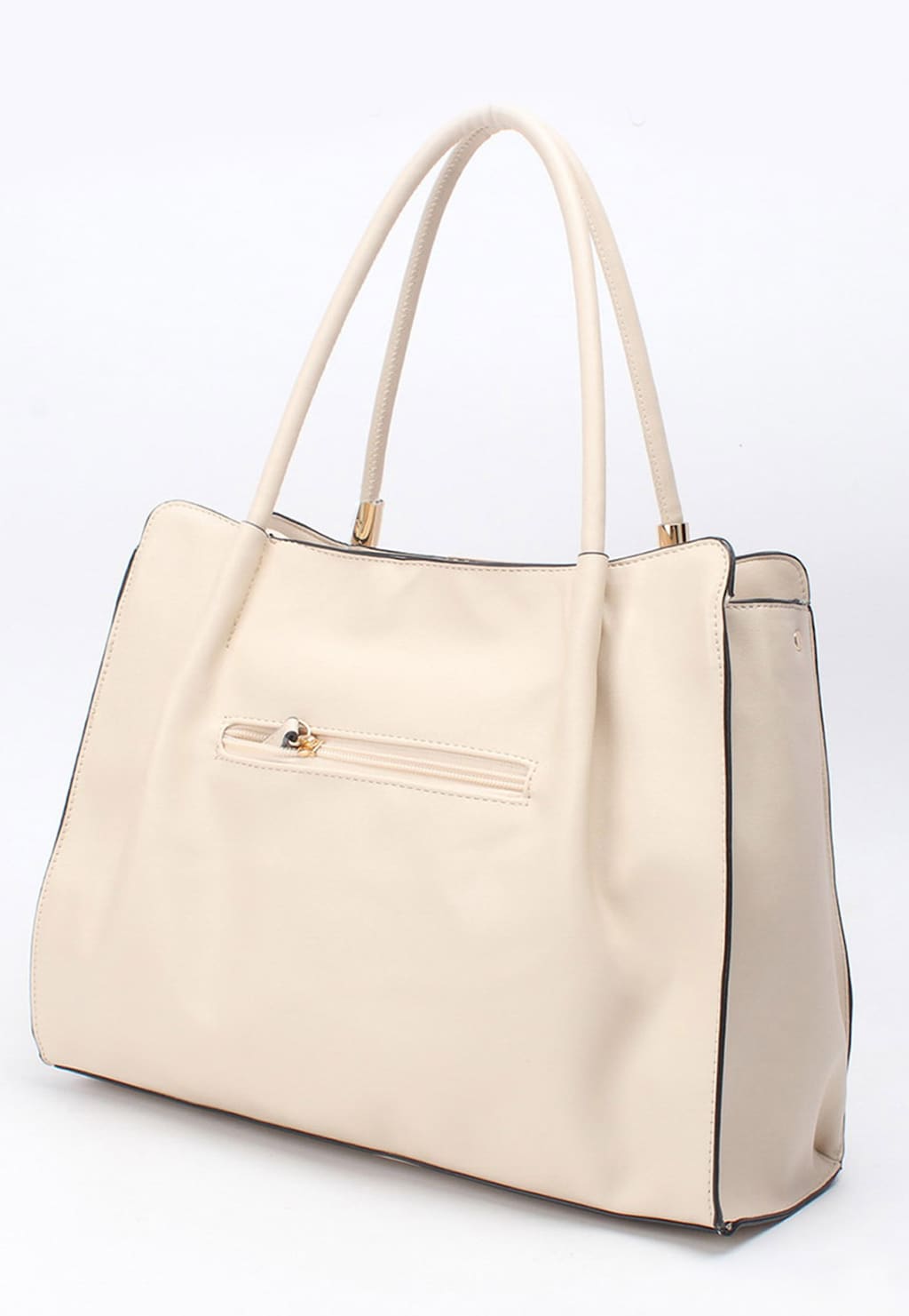 WJS beżowa torebka damska na krótkim pasku WJS76045-54 Widok 4