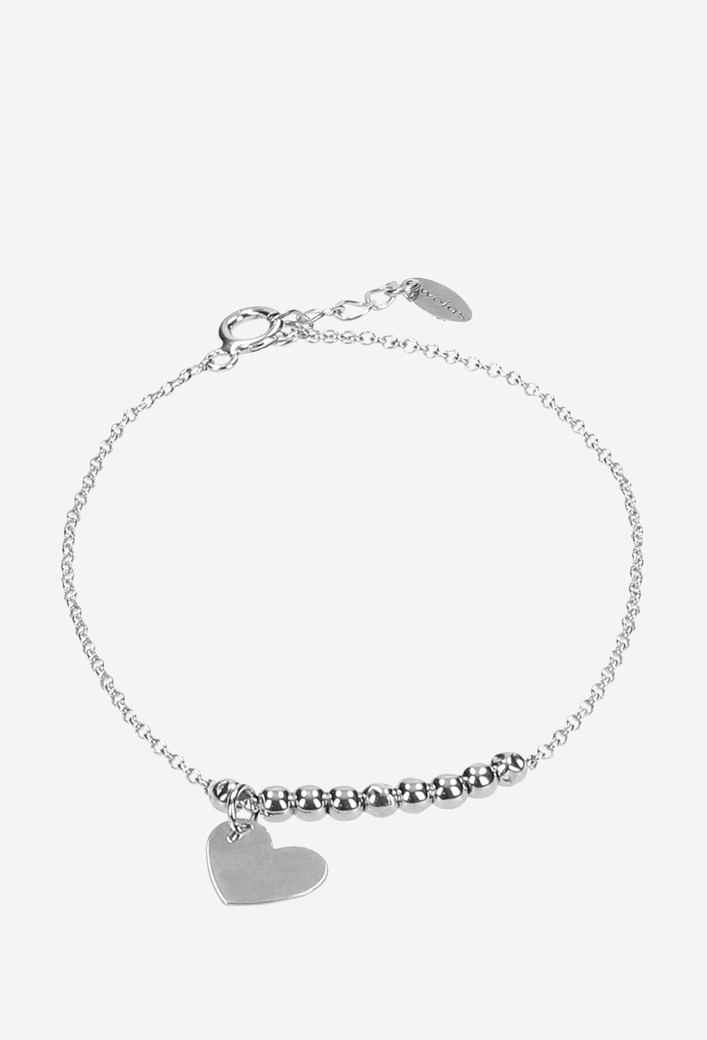 Srebrna bransoletka damska z serduszkiem 98906-80 Widok 2