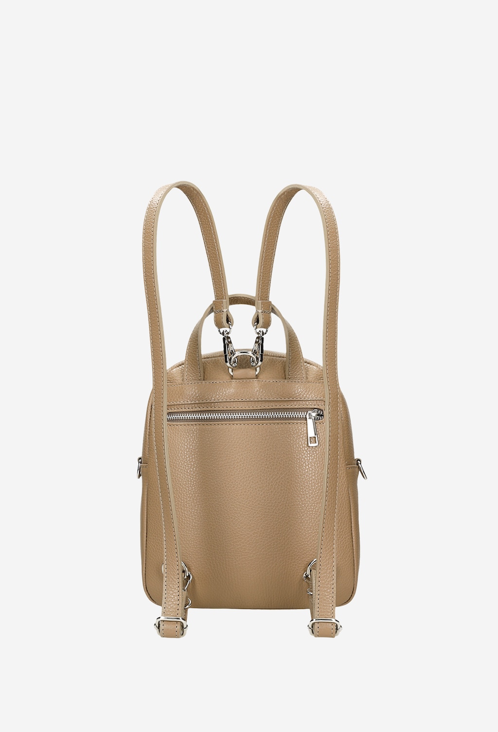 Beżowy klasyczny plecak damski 80156-54 Widok 4