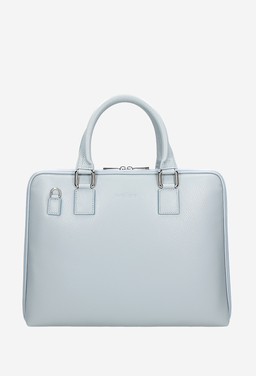 Duża klasyczna torba damska na laptopa 15,6 w kolorze niebieskim 80154-56 Widok 2