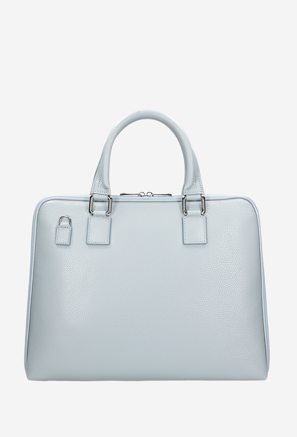 Duża klasyczna torba damska na laptopa 15,6 w kolorze niebieskim 80154-56 Widok 4