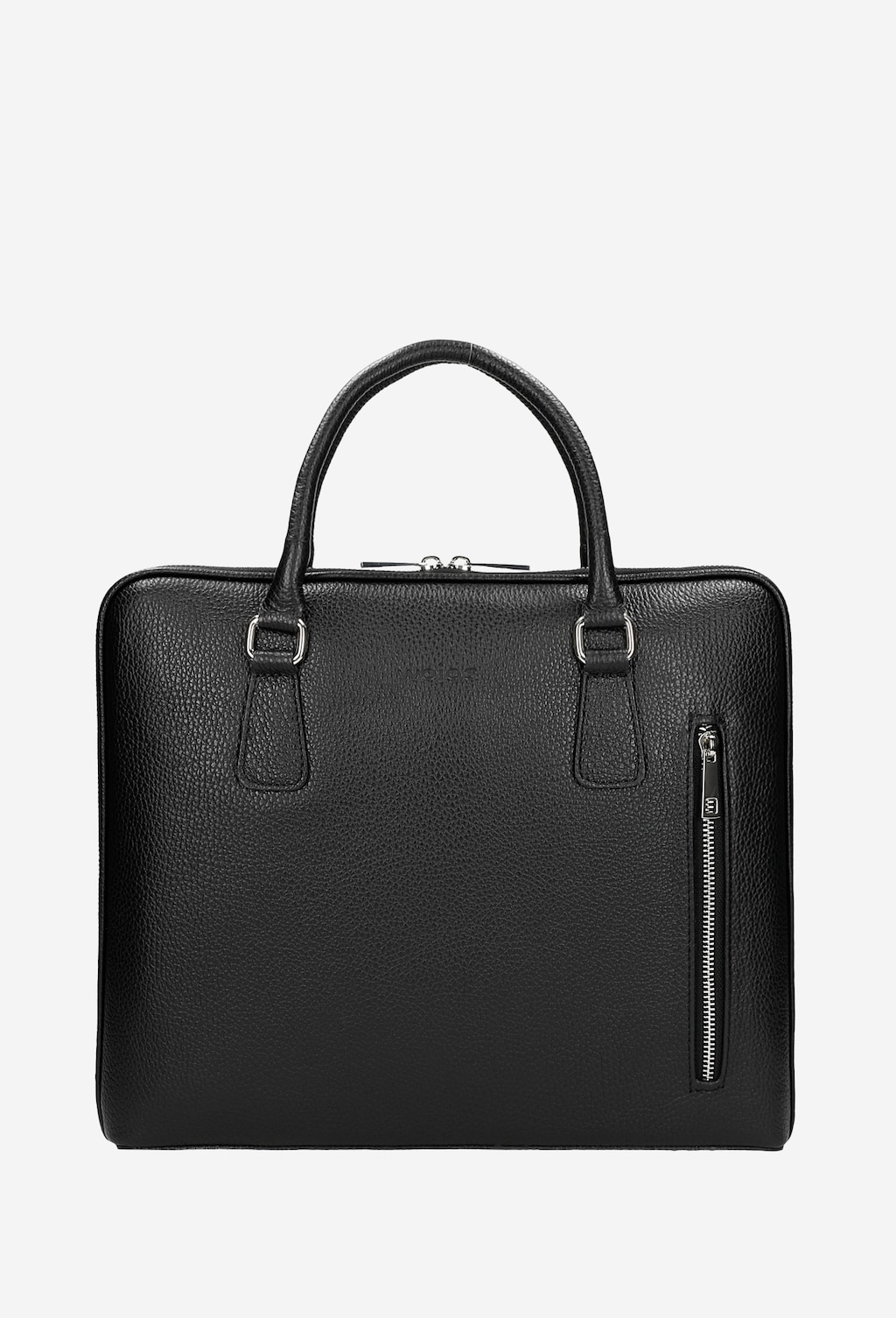 Czarna torba na laptopa ze skóry naturalnej 90009-51 Widok 1