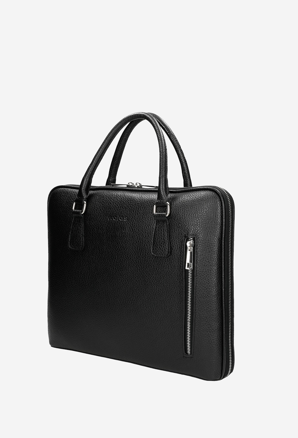 Czarna torba na laptopa ze skóry naturalnej 90009-51 Widok 2