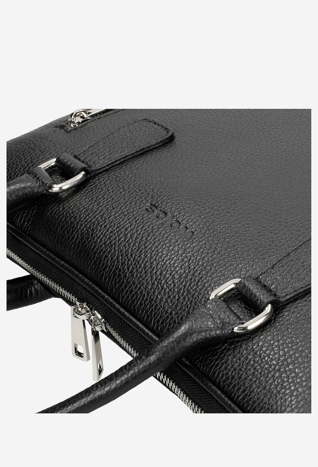 Czarna torba na laptopa ze skóry naturalnej 90009-51 Widok 6