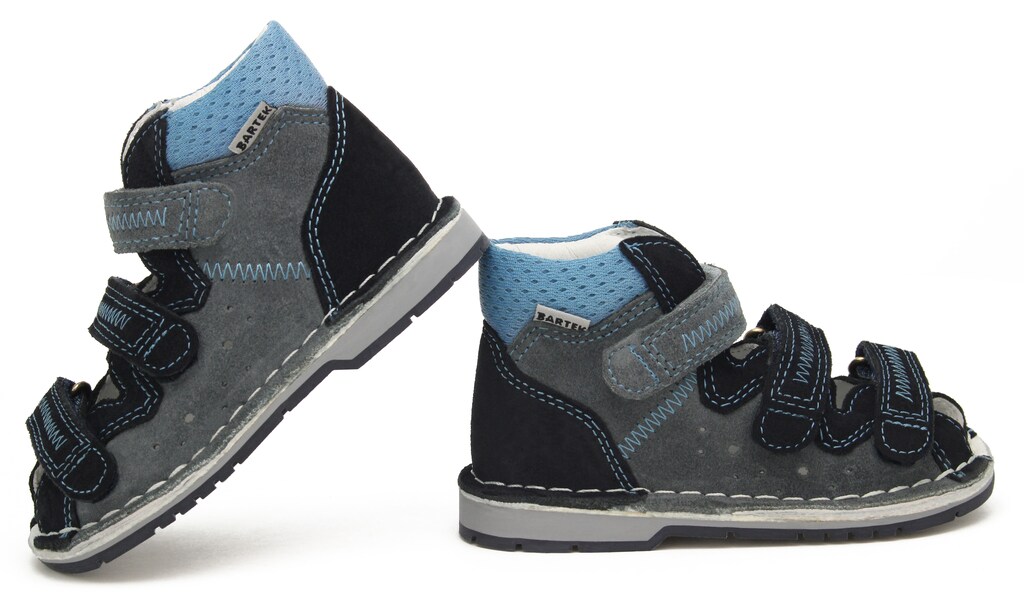 Obuwie profilaktyczno-rehabilitacyjne bartek BARTEK 115261-02, dla chłopców, granatowy Widok 6