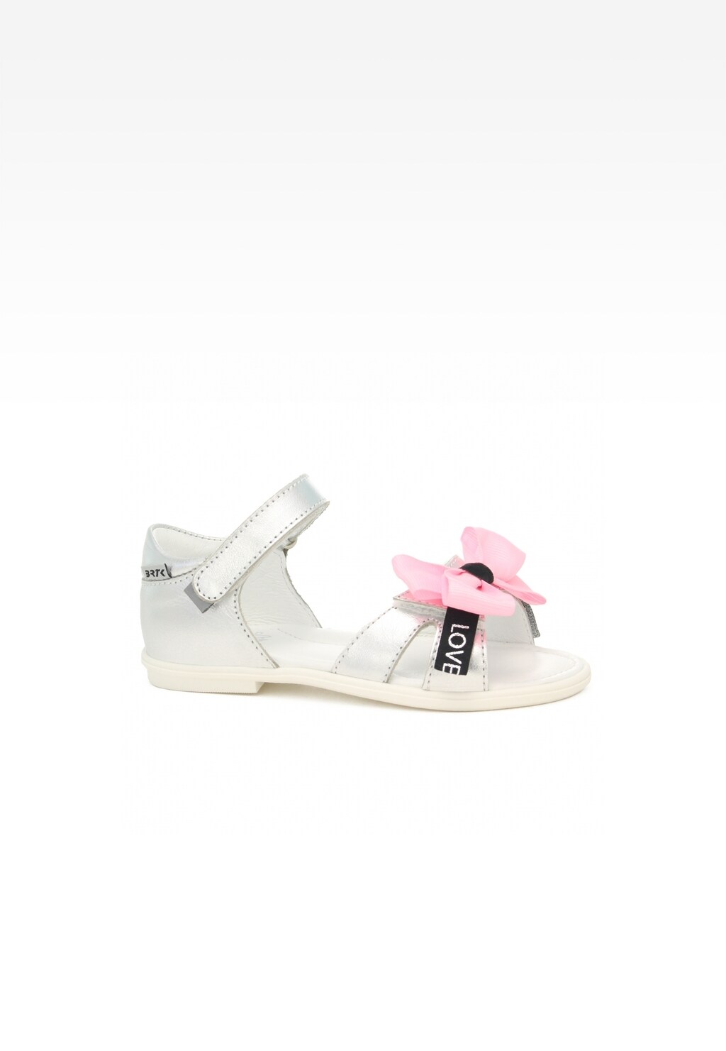 Sandały BARTEK 19041003, dla dziewcząt, srebrny Widok 1