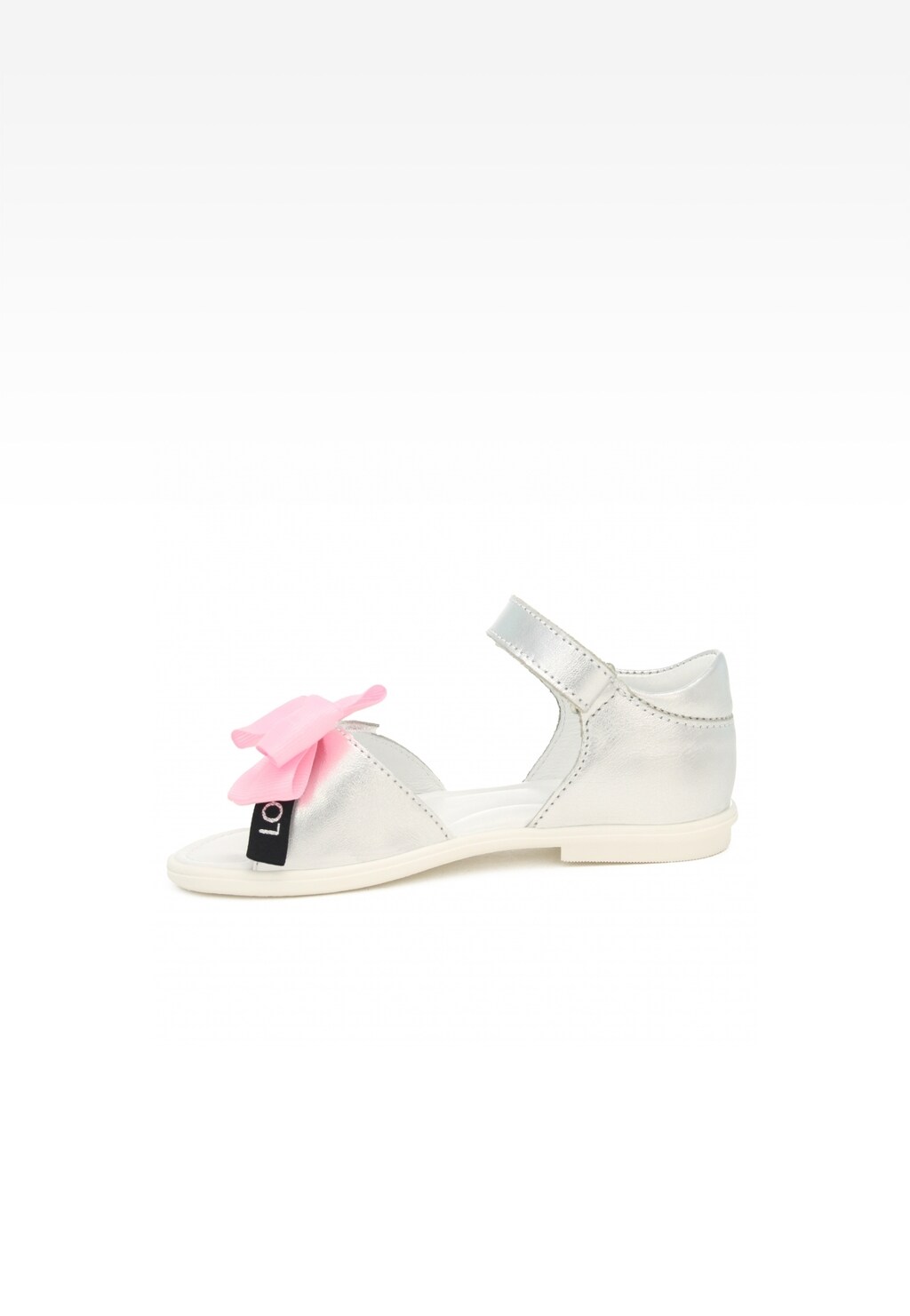 Sandały BARTEK 19041003, dla dziewcząt, srebrny Widok 4