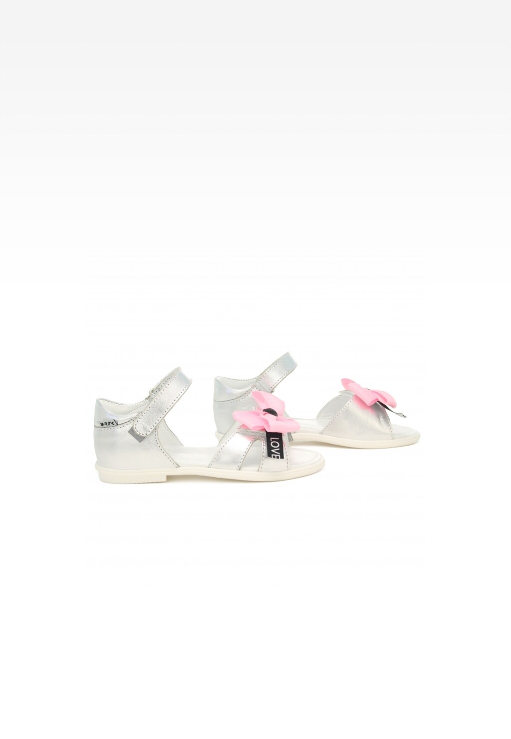 Sandały BARTEK 19041003, dla dziewcząt, srebrny Widok 7