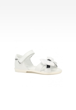 Sandały BARTEK 19041001, dla dziewcząt, biały