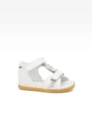 Sandały BARTEK 11414002, dla dziewcząt, biały