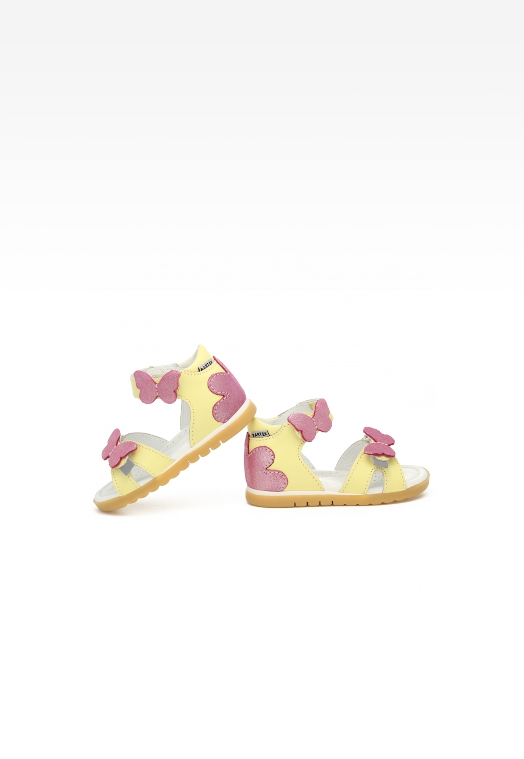 Sandały BARTEK 11417003, dla dziewcząt, żółty Widok 6
