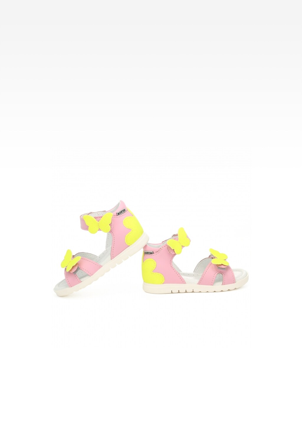 Sandały BARTEK 11417002, dla dziewcząt, jasny róż Widok 6