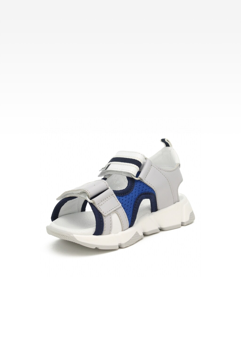 Sandály BARTEK 19032002, šedo-modré Widok 3