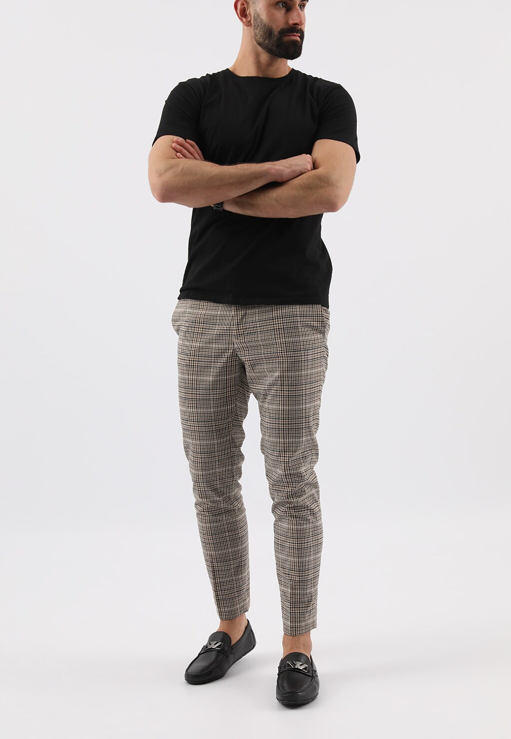 Kožené pánske poltopánky pre skutočných elegánov 10119-51 Widok 1