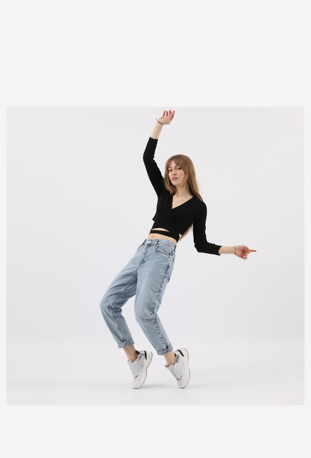 Kožené dámske sneakersy – pohodlie je na prvom mieste 46099-79 Widok 8