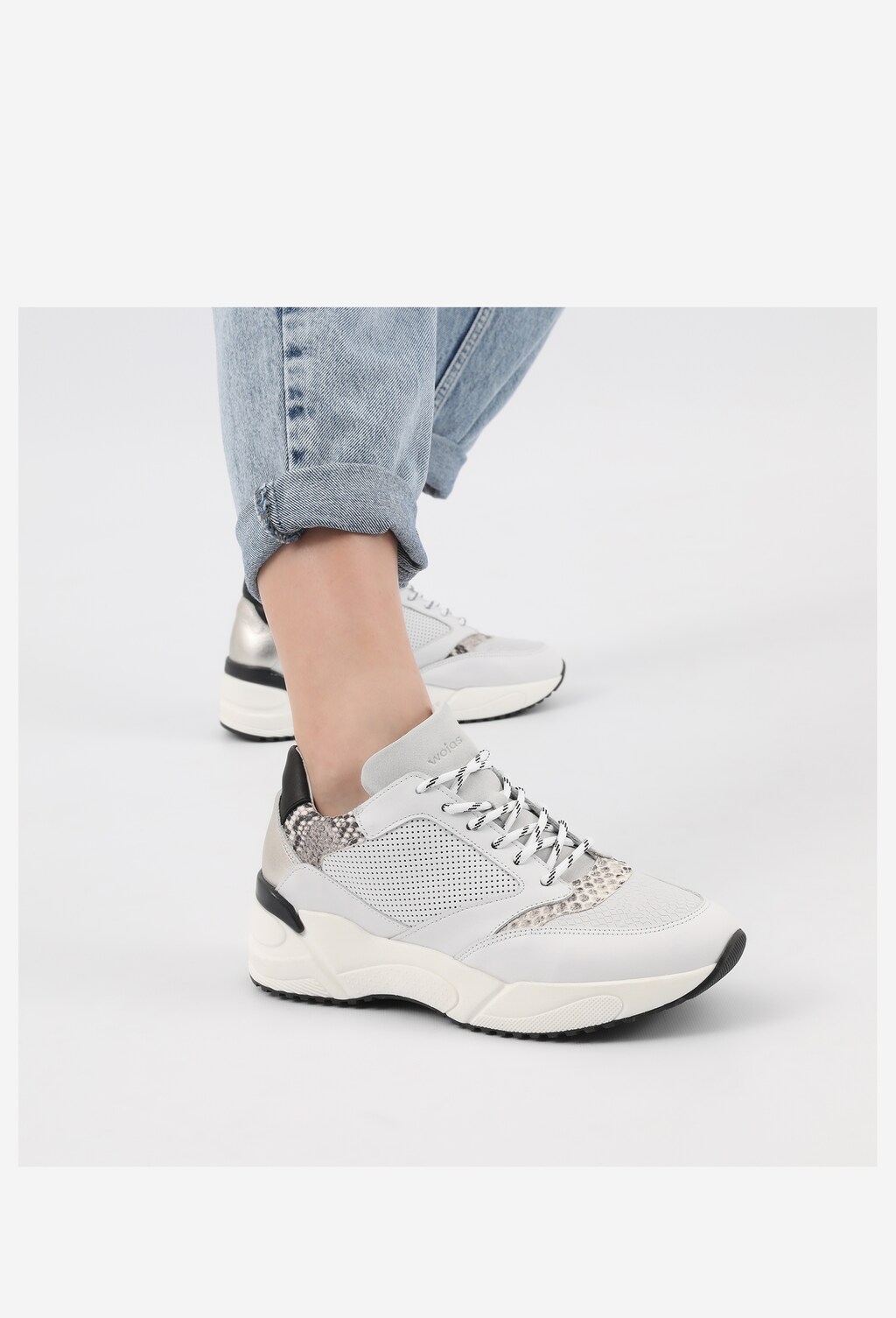 Kožené dámske sneakersy – pohodlie je na prvom mieste 46099-79 Widok 9