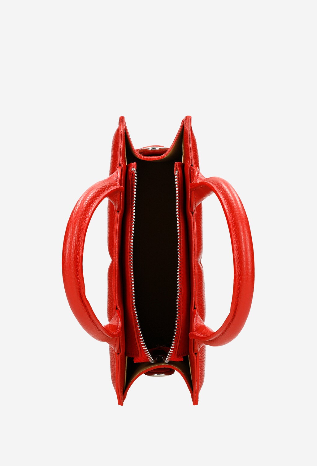 Czerwona torebka damska z ozdobnym przeszyciem 80164-55 Widok 6