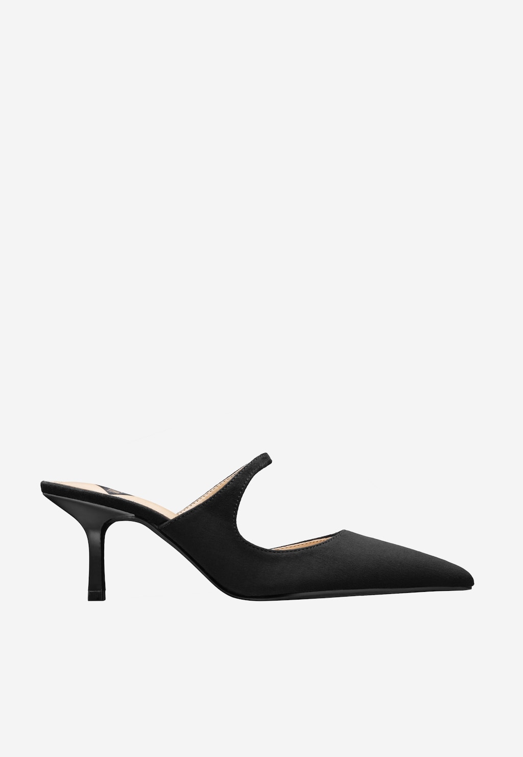 WJS czarne klapki damskie na szpilce WJS71011-61 Widok 4