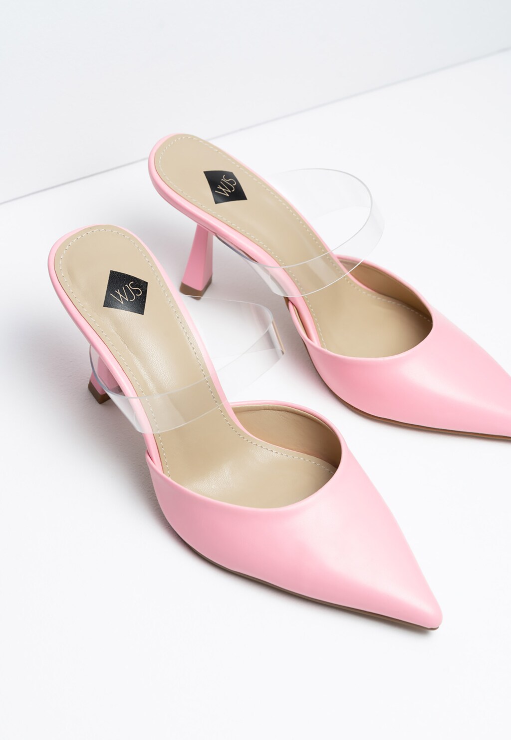 WJS klapki damskie w kolorze różowym WJS71012-55 Widok 5