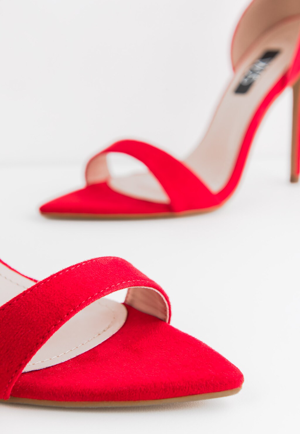 WJS czerwone sandały damskie z zapięciem wokół kostki WJS74029-65 Widok 5