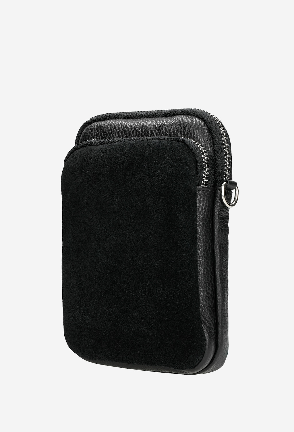 Etui na telefon w kolorze czarnym zapinane na zamek 80160-71 Widok 3