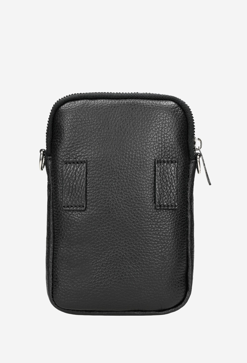 Etui na telefon w kolorze czarnym zapinane na zamek 80160-71 Widok 4