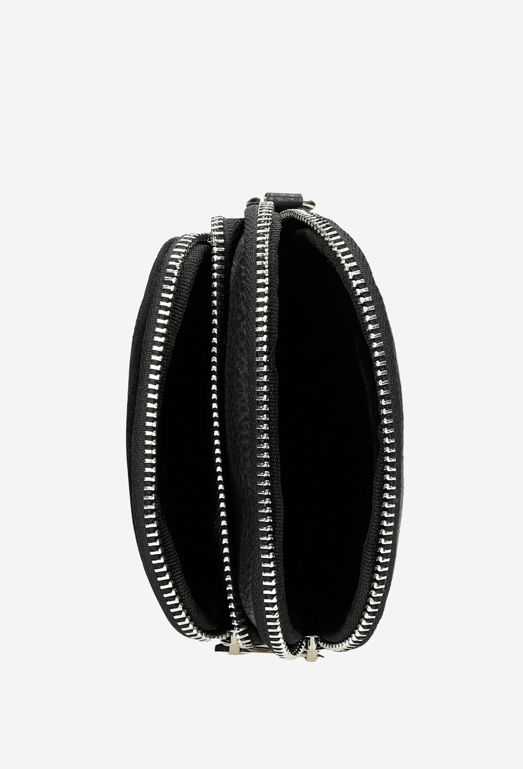 Etui na telefon w kolorze czarnym zapinane na zamek 80160-71 Widok 6