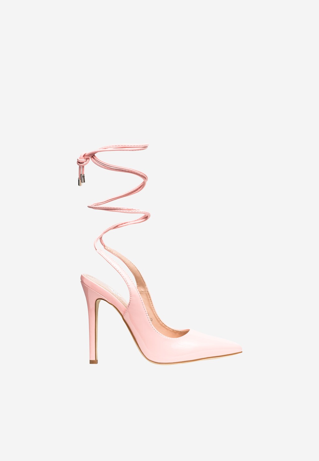 WJS różowe czółenka damskie z odkrytą piętą WJS35012-35 Widok 2