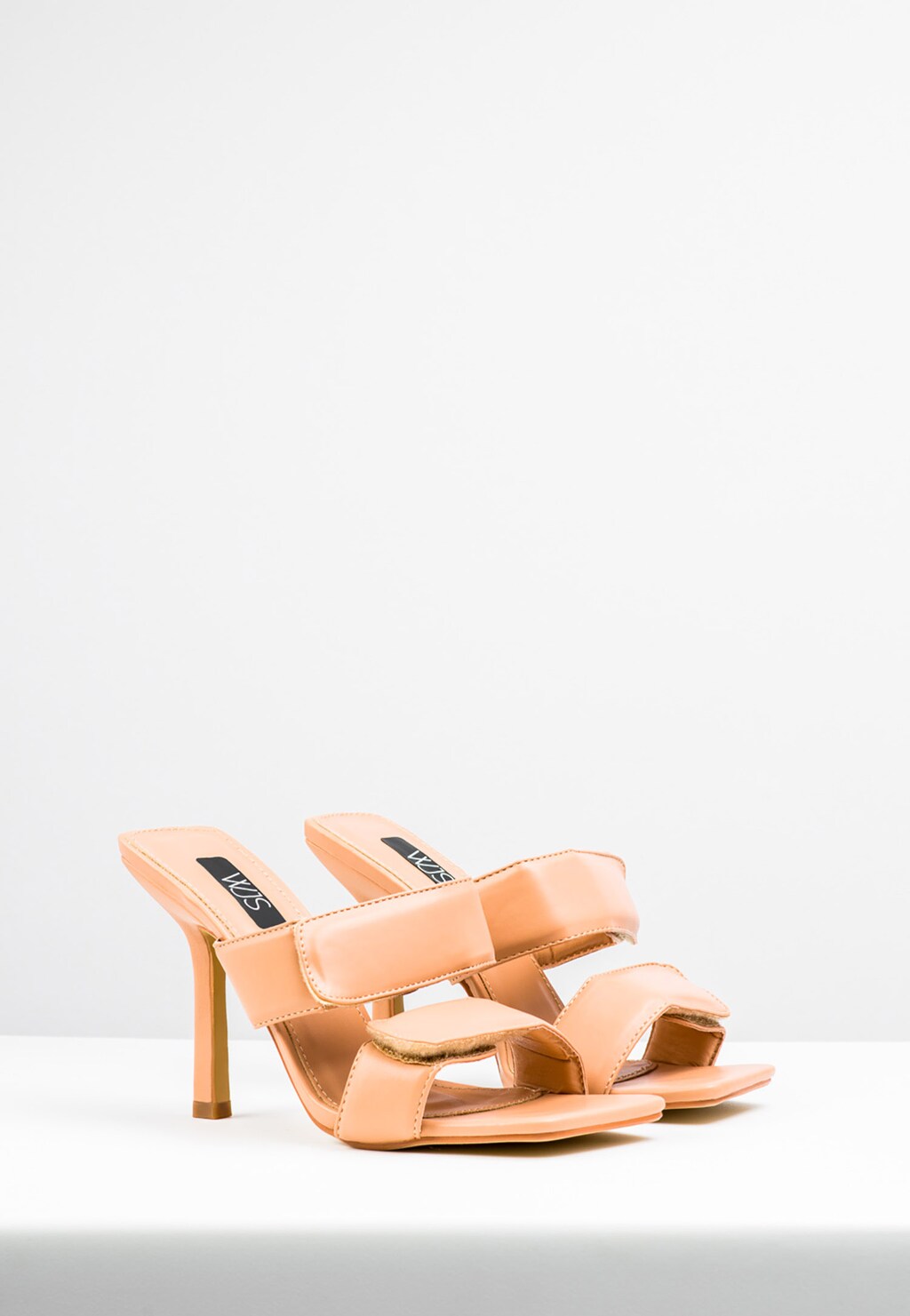 WJS beżowe klapki damskie z regulowanymi paskami WJS71026-54 Widok 2