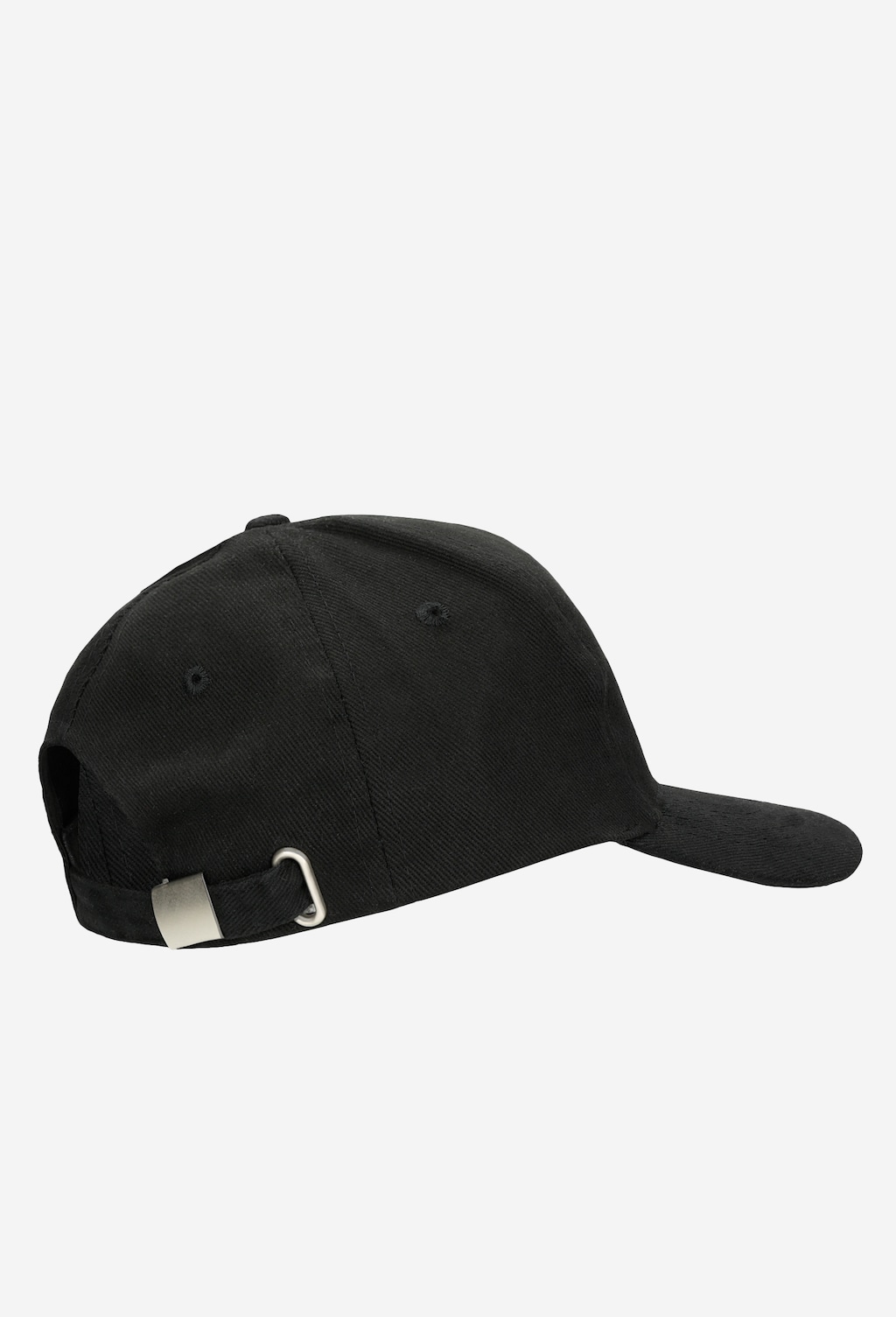Czarna czapka z daszkiem z haftowanym logo 96009-11 Widok 3