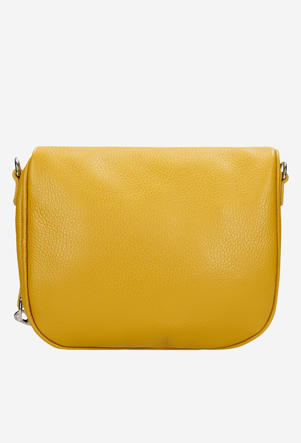 Żółta saszetka damska ze skóry licowej 80158-58 Widok 3