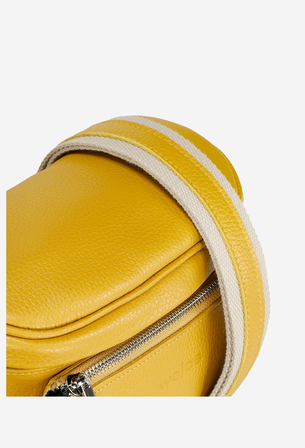 Żółta saszetka damska ze skóry licowej 80158-58 Widok 6
