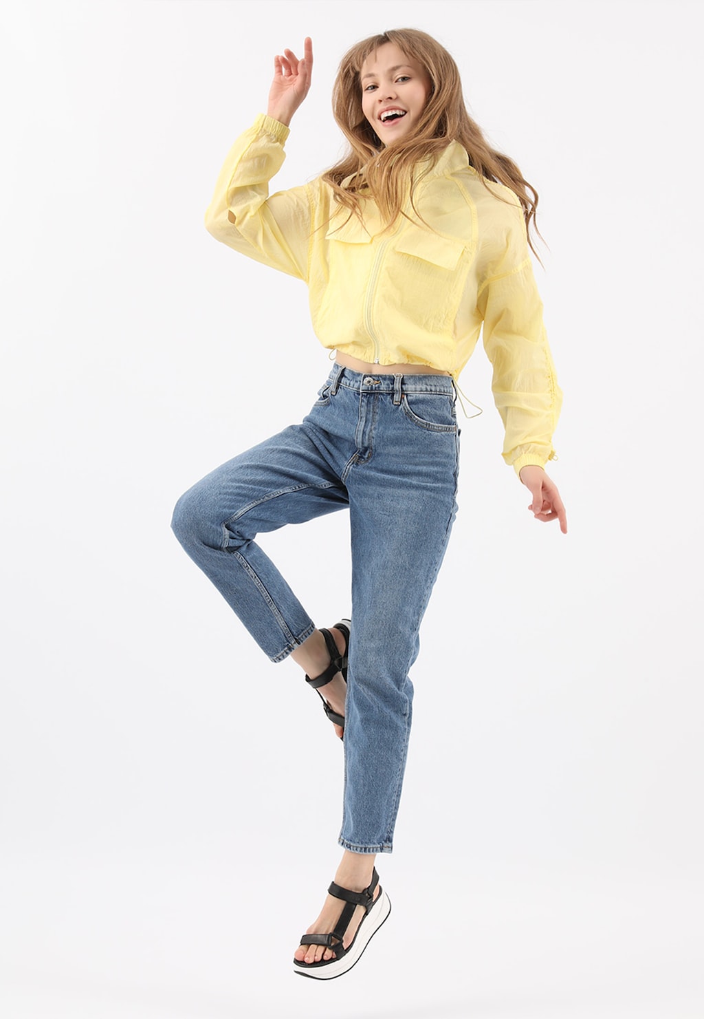 Kožené dámske sandále na leto s unikátnym vzhľadom 76087-51 Widok 7