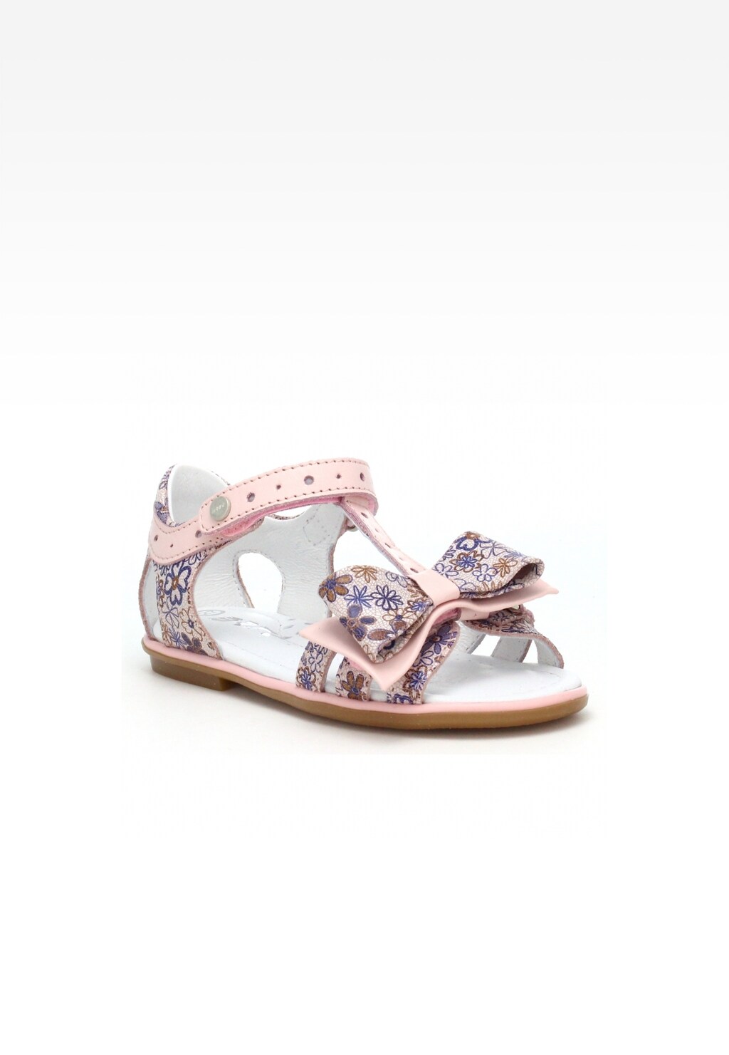 Sandały BARTEK W-76182/2AB, dla dziewcząt,  jasno różowy Widok 2