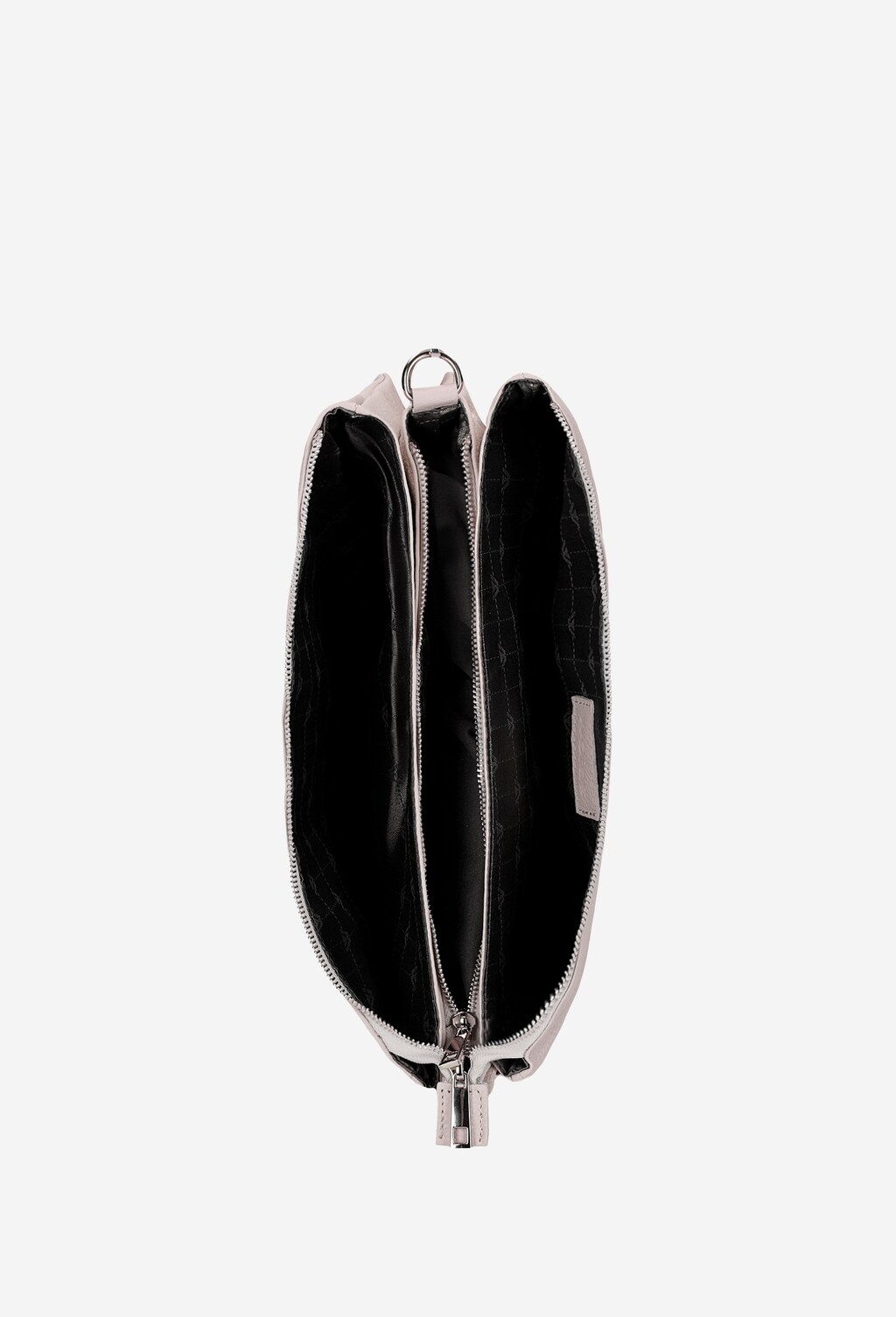 Jasnofioletowa torebka damska ze skóry licowej 80167-55 Widok 7