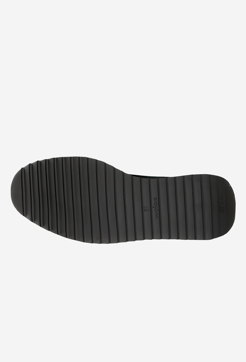 Czarne lakierowane creepersy damskie 46006-31 Widok 6