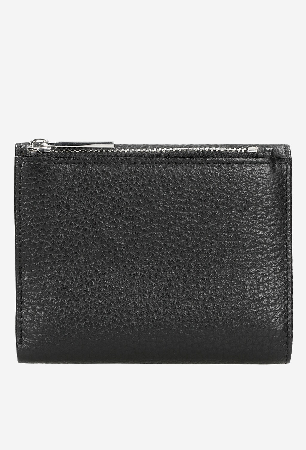 Malá a praktická čierna dámska peňaženka z lícovej kože 91017-51 Widok 4