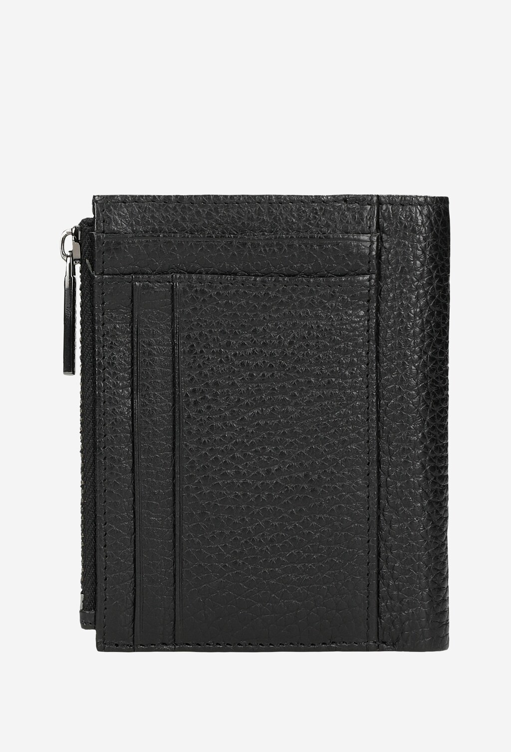 Czarny portfel męski ze skóry licowej 91037-51 Widok 2