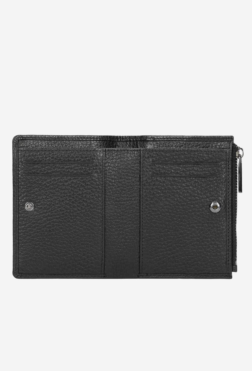 Czarny portfel męski ze skóry licowej 91037-51 Widok 3