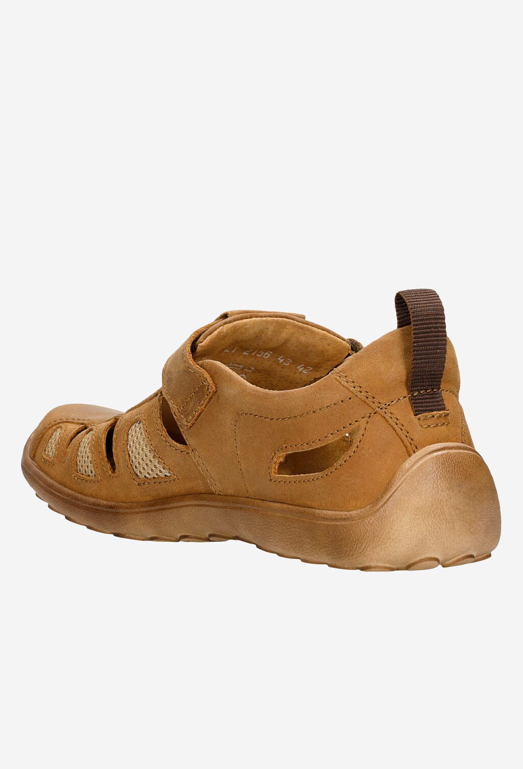 Półbuty męskie na lato ze skóry crazy horse 2156-43 Widok 3