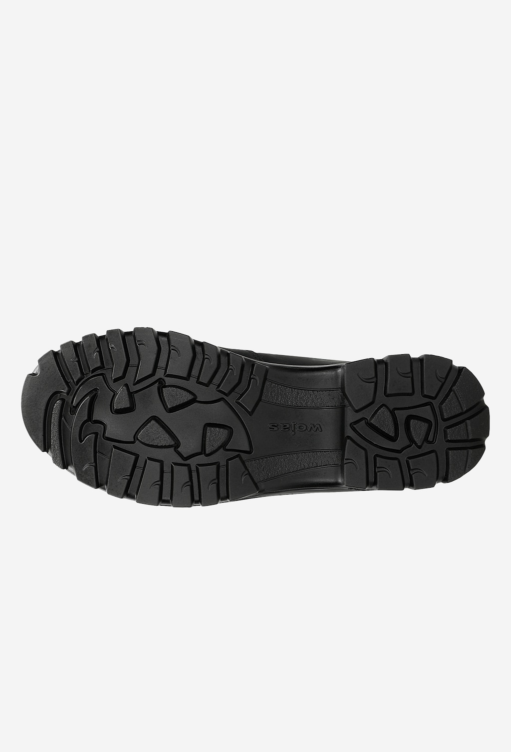 Czarne półbuty trekkingowe ze skóry crazy horse i dzianiny 10069-91 Widok 5