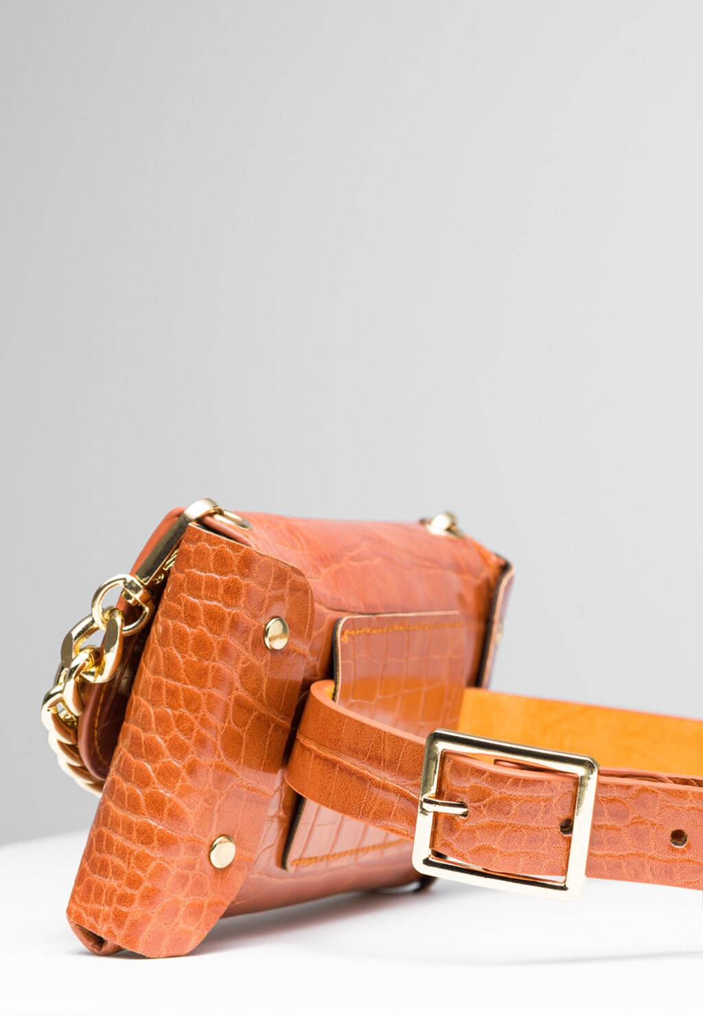 WJS jasnobrązowa nerka damska z motywem zwierzęcym WJS83003-52 Widok 3